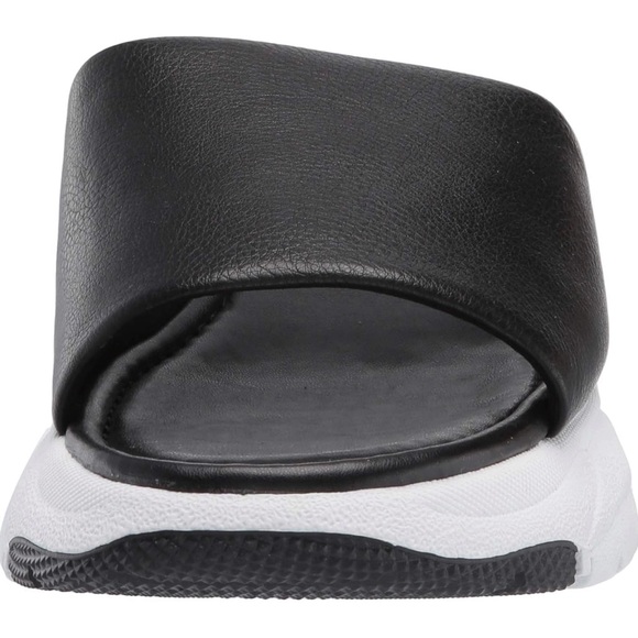 BRAND NEW Sam Edelman Circus Arial Black Leather Slide Sandal Size 7 - Picture 3 of 5